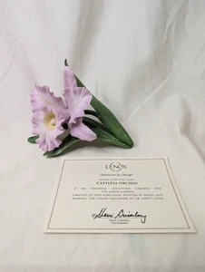 Lenox "Purple Cattleya Orchid" Beautiful Flower - Mint Condition W Foam COA &BOX - Picture 1 of 5