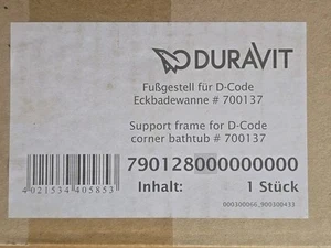 Duravit 790128000000000 D-Code Corner Support Frame For Tub # 700137 - Picture 1 of 3