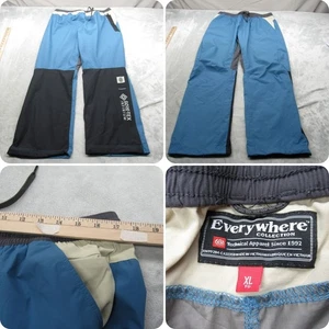 686 GoreTex Pants Mens XL Blue Drawstring Waterproof Infinium Wind 34x31 - Picture 1 of 18