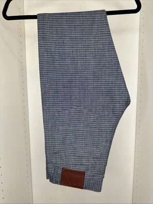 Pantalones de mezclilla Gustin #23 6,5 OZ CONO VINTAGE JACQUARD 5 BOLSILLOS hechos en EE. UU. Nuevos 32 pantalones Foto 1 de 4