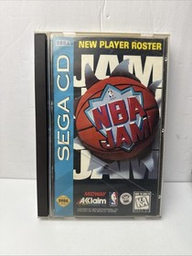 NBA Jam (Sega CD, 1994) CIB Case Damage Small Scratch