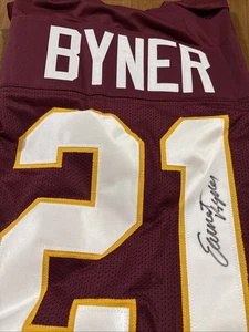 Earnest Byner autographed signed Washington Redskins Jersey JSA Witnessed COA - Picture 1 of 3