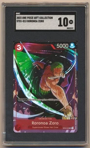 2023 ONE PIECE GIFT COLLECTION RORONOA ZORO #STD-013 SGC 10 GEM MINT - Picture 1 of 2
