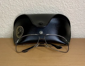 Ray-Ban RB3267 004/13 64-13 135 Silver -FRAMES ONLY With Case Italy - Picture 1 of 10