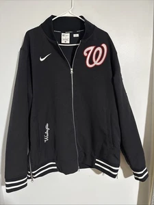 Washington Nationals Nike Game Used Jacke Fleece Line Gr. XL #73 Hunter Harvey - Bild 1 von 5