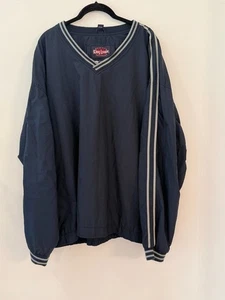 Y2K Ready to Rumble 2002 Windbreaker Long Sleeve Pullover Mens XL King Louie - Picture 1 of 6