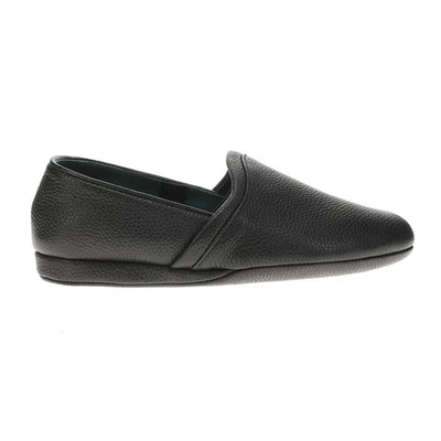 L.B. Zapatillas informales negras sin cordones Evans Aristocrat Opera para hombre 3026LB Foto 1 de 4