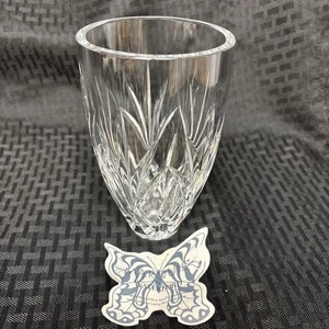 Vintage Marquis by Waterford Cut Lead Crystal Caprice 6 Inch Vase - Picture 1 of 8