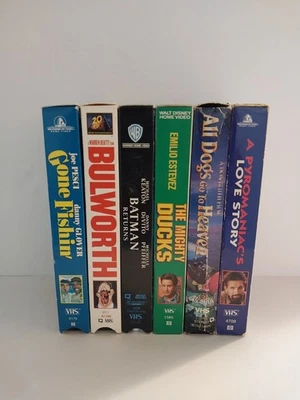 VHS Tape Lot Of 6 Mixed Comedy Drama Action - Image 1 of 4