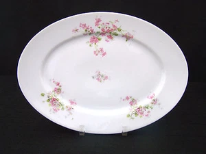 Victoria Austria Floral 12" Oval Serving Platter - Picture 1 of 2