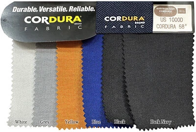 CORDURA® 1000D Nylon Waterproof Military Backpack Fabric Black Grey White Blue - Image 1 of 4