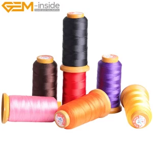 0.4mm Spool Nylon Beading Cord Knotting Jewelry Making Polyester Sewing Thread - Picture 1 of 58