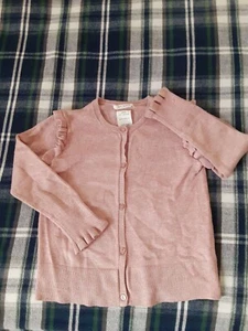 Zara little girls size 6 muted pink or dusty purple button up cardigan sweater - Picture 1 of 5