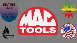 MAC TOOLS TOOLBOX Vinyl Decal Graphic Ratchet Laptop Truck Window Sticker NEW - Picture 1 of 11
