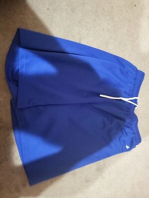 Pantalones cortos de baloncesto Badger para hombre azul medio  Foto 1 de 4