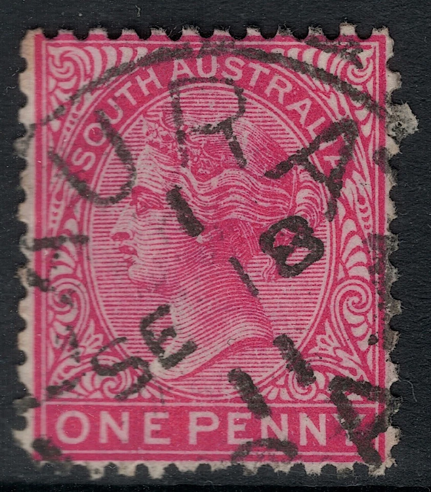 Australia 1d penny red SA STATE **LAURA** *SOUTH AUSTRALIA POSTMARK*   - Image 1 of 1
