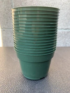138 pcs New 4"inch Standard Plastic Flower Nursery Pots 4"x3" - Picture 1 of 2