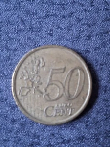 Moneta 50 centów Hiszpania 2001 - Zdjęcie 1 z 2