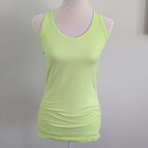 Victoria's Secret Racer Back Fitted Sport Tank Yellow VSX Tank size Medium - Picture 1 of 9
