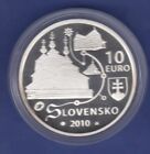 Slowakei 2010 Silbermünze 10 Euro Holzkirchen Karpaten  PP in Kapsel