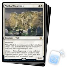 WALL OF MOURNING X4 Innistrad: Midnight Hunt: Commander Magic MTG MINT CARD