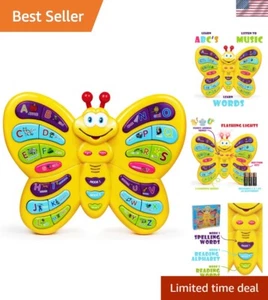 Brightly Colored ABC Butterfly Toy with Sounds for Early Literacy Development - Picture 1 of 9