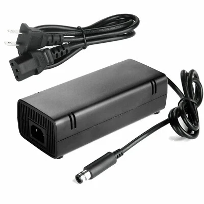 12V AC Adapter Power Supply Cord Charger Cable for Microsoft Xbox 360 E Console - Image 1 of 4
