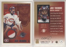 2002-03 Pacific Crown Royale Game-Worn Jerseys /513 Jose Theodore #9