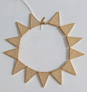 NWT EDDIE BORGO TRIANGLE COLLAR NECKLACE - Picture 1 of 4