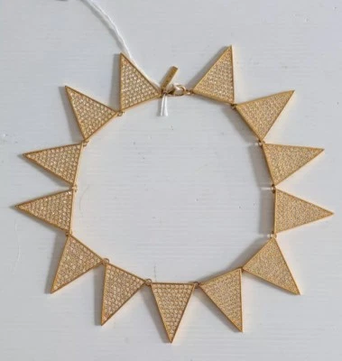 COLLAR CUELLO TRIÁNGULO EDDIE BORGO NUEVO CON ETIQUETAS Foto 1 de 4