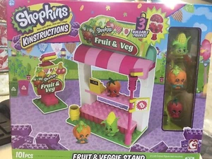 Juego de construcción Shopkins Kinstructions 101 piezas - soporte para frutas y verduras - Imagen 1 de 2