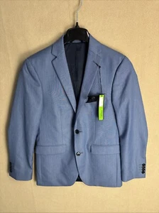 @ Apt.9 Mens Blue Sharkskin 36S Extra Slim Fit Stretch Two Button Sport Coat NWT - Picture 1 of 18