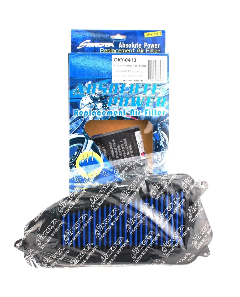 Power High-Flow Air Filter for Kymco Xciting 400i(SA80AA) 13-18 1721A-LKF5-E00 - Image 1 of 2