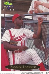 Reggie Sanders 1991 Classic Best #BC4 Gold Bonus Baseball Card - Picture 1 of 2