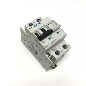 Interruptor de circuito Eaton FAZ-C10/1N 1 polo + N, 10A 240VAC con contacto auxiliar 1NO-1NC - Imagen 1 de 4