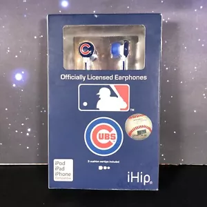 Neu Chicago Cubs iHip iPhone Ohrhörer 3,5 mm Mini-Stecker MLB offizieller Baseball - Bild 1 von 7