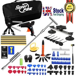 PDR Car Body Dent Puller Glue Gun Tool Paintless Hail Damage Remover Repair Kit - Picture 1 of 18