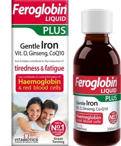 Vitabiotics Feroglobin B12 Liquid Iron, 200ml - FREE NEXT DAY ✅🇬🇧 - Picture 1 of 7