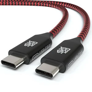 Kabel USB C 1,8 m 3.1 typ C do typu C PD kabel szybkiego ładowania Huawei Apple - Zdjęcie 1 z 6