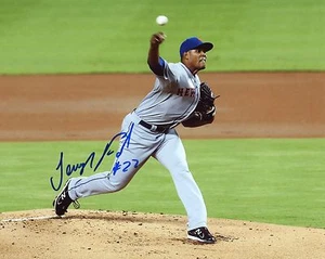 JEURYS FAMILIA SIGNED 8X10 PHOTO NEW YORK METS BASEBALL COA - Picture 1 of 1