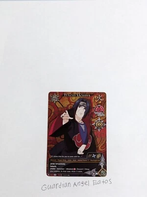 Naruto CCG TCG Itachi Uchiha [Anathema] Foil Promo Card English Near Mint - Image 1 of 3