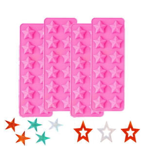 Handmade Biscuit Star Shape Fondant  Mold Baking Tool Silicone Chocolate Mold
