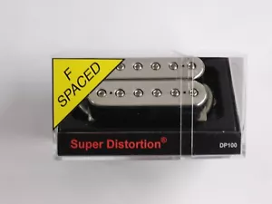 DiMarzio F-spaced Super Distortion Bridge W/Chrome Bobbins DP 100 - Picture 1 of 1