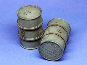 Tambores de combustible/aceite alemanes Royal Model 1/48 200 litros Segunda Guerra Mundial (15 barriles) 1069 - Imagen 1 de 1