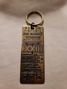 Vintage Keychain Super Bowl 23 / 49ers vs Bengals - Picture 1 of 2