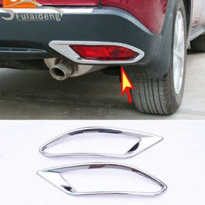 For Honda HR-V Vezel 2016-2018 Chrome Rear Fog Light Lamp Frame Molding Trim 2P - Picture 1 of 6