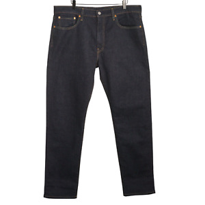Hommes Levi's 502 Jeans Bleu Coton Extensible Slim Fuseau Taille W36 L34 JJJ59