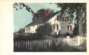 Weston CT Clark House 1778 Weston Historical Society Hand Tinted RPPC - Picture 1 of 2