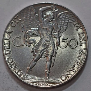 50 Cents 1941 Vatican Pius XII    NO  USA ! - Picture 1 of 2