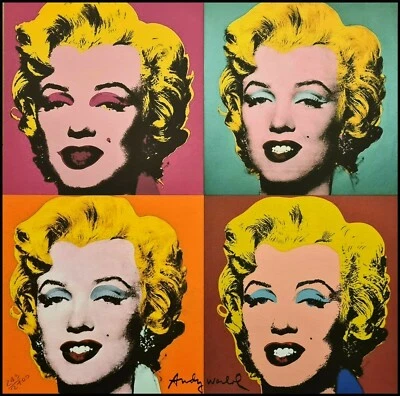 ANDY WARHOL * Marilyn Monroe * lithograph * limited # xx/2400 CMOA signed - Bild 1 von 4